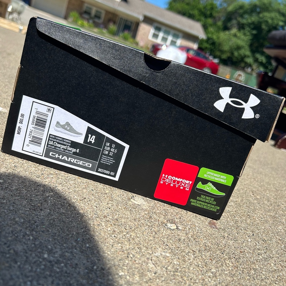 Under Armour Grey Men’s Athletic Shoes - Picture 2 of 4
